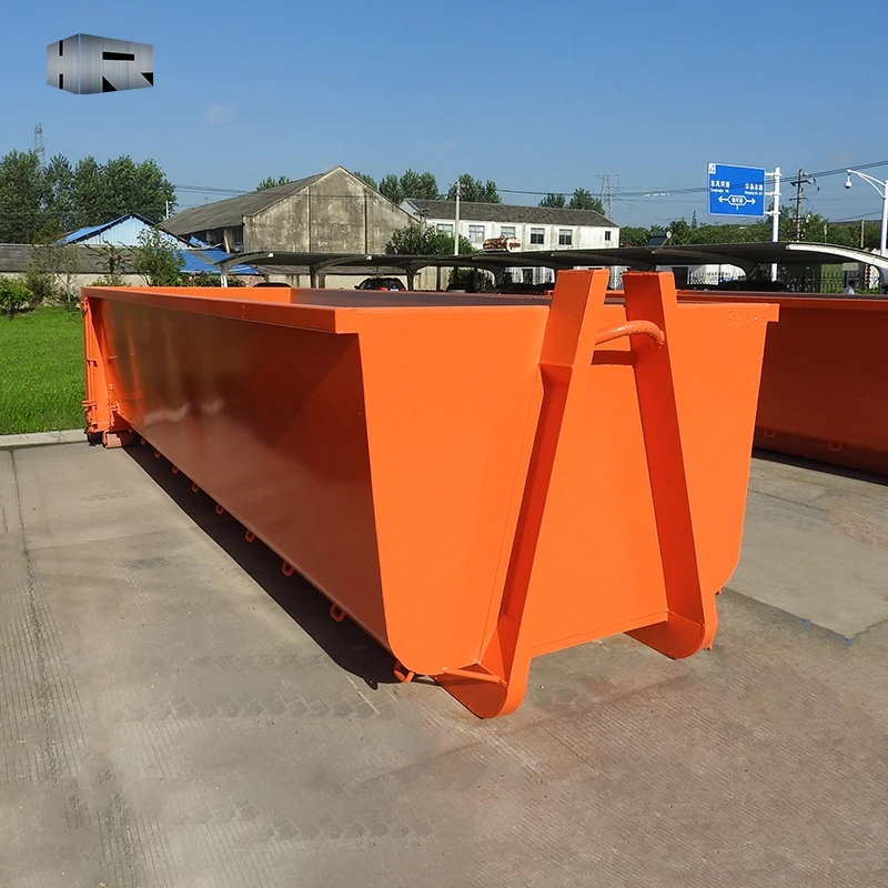 Roro Bins Heavy Duty Waste Container 20ft Half Height Roll Off Hook