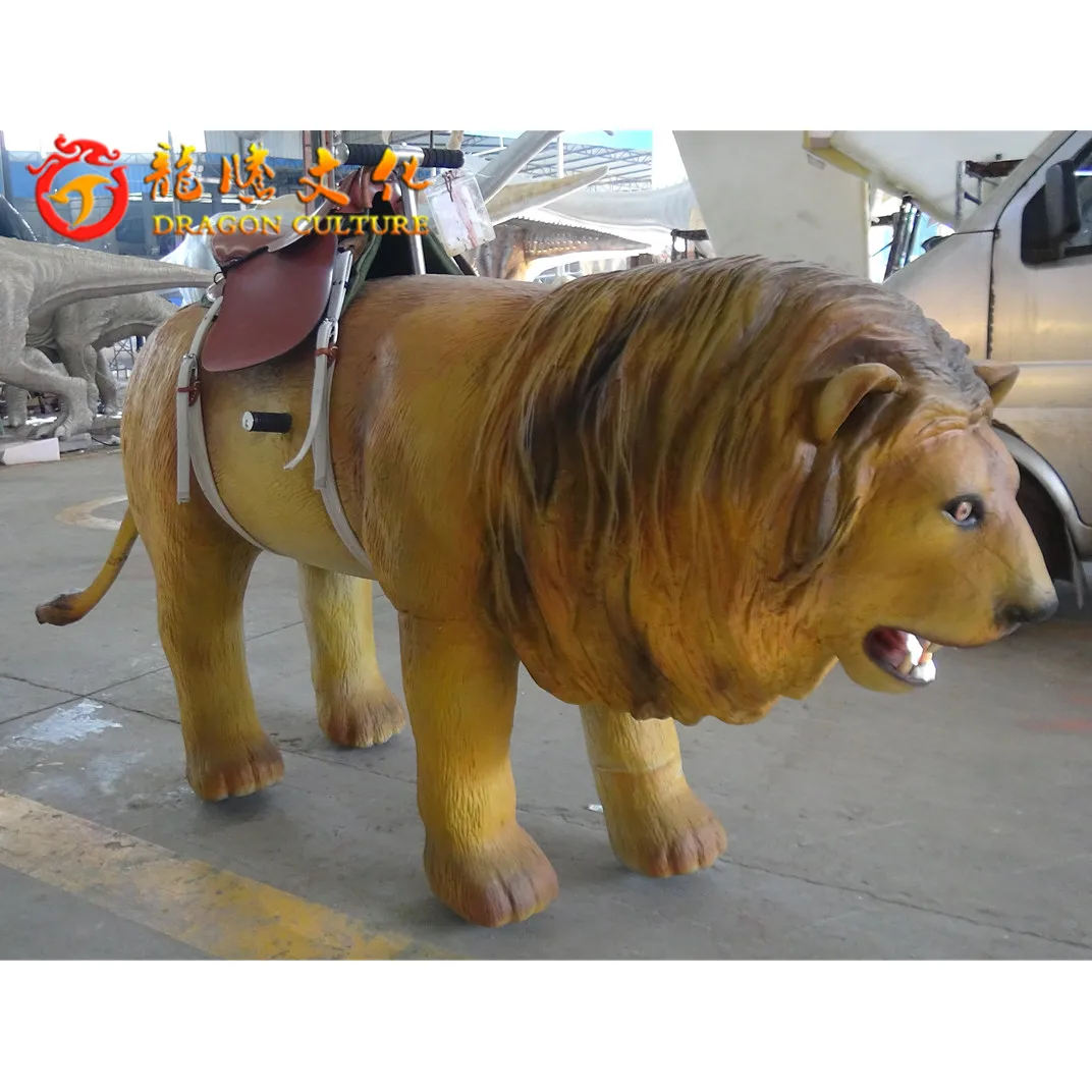 2022 Newest Life Size Simulation Walking lion  Animatronic Animal lion Robot for Amusement Park