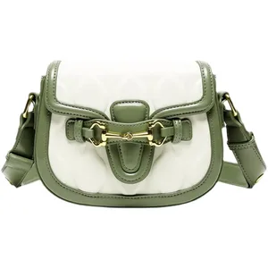 2026 New Fashion Designer Luxury Women's Small Shoulder Bag High Quality PU Polyester Lining Portable RFID Protected ZIP