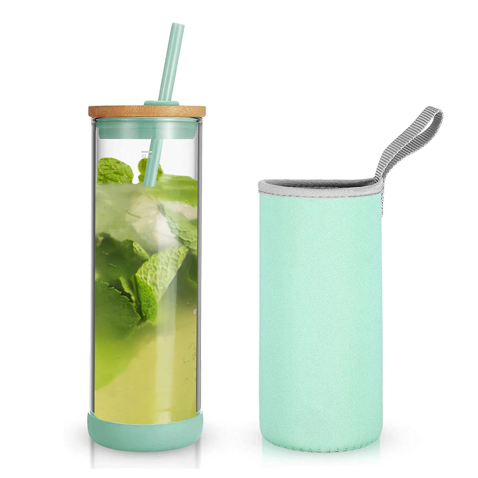 Glass Coffee Mug with Straw Tronco 20oz Glass Tumbler Straw Silicone -  China Glass Coffee Mug with Straw and Tronco 20oz Glass Tumbler Straw  Silicone price