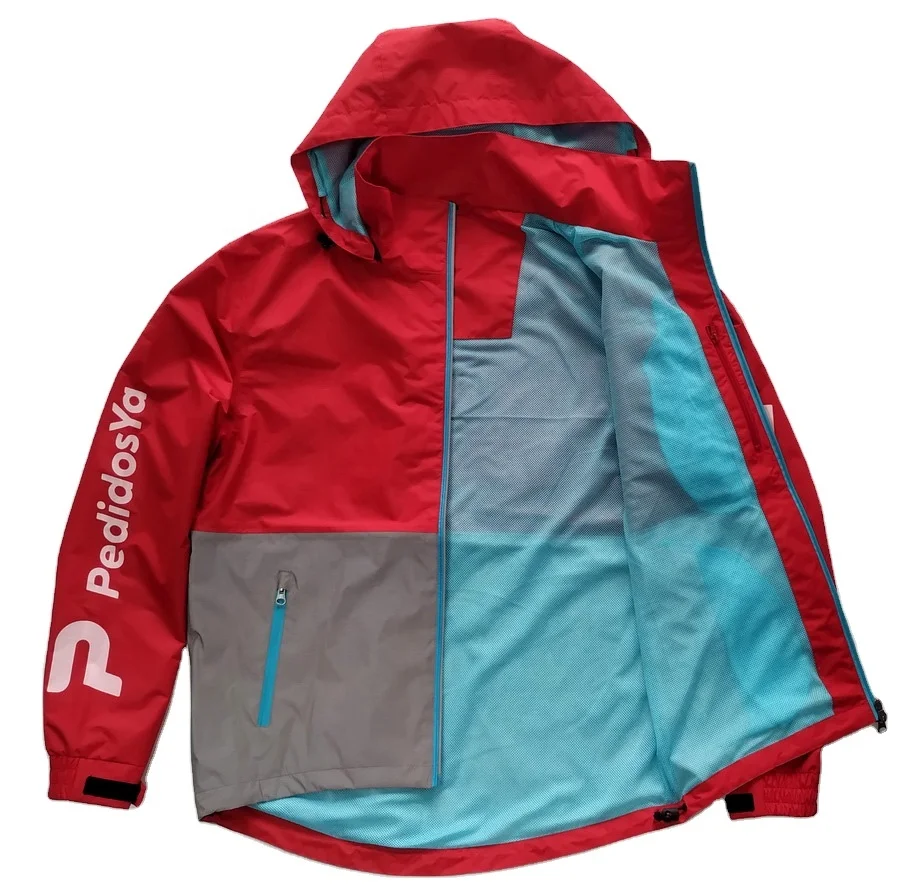 mesh lined waterproof jacket