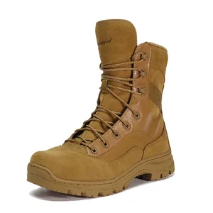 ODM OBM Custom Factory Non slip Wear Resistant Rubber High Cut Tactical Combat Boots