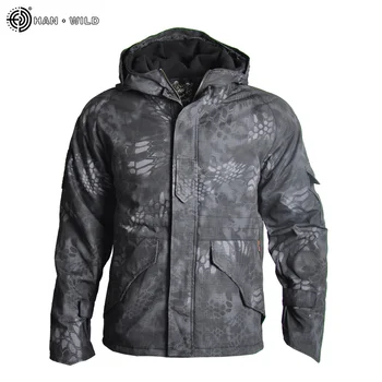 HAN WILD tactical waterproof jacket Winter warm windproof camouflage jacket High quality jacket