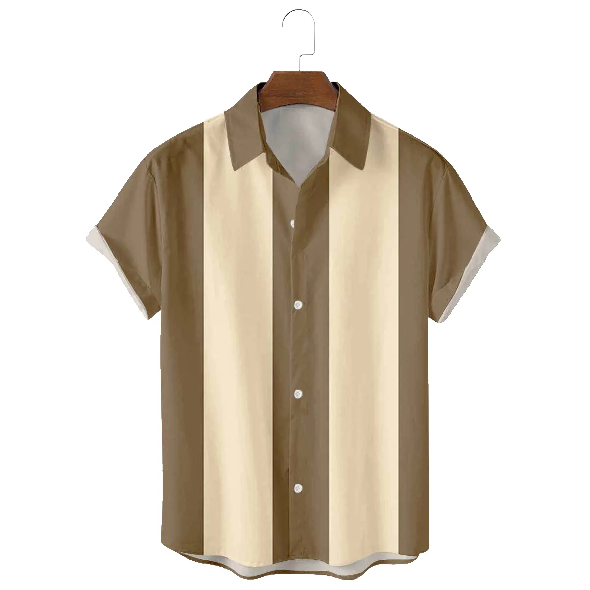 Hawaiian Shirt For Men Summer Beer 3d Print Beach Short-sleeved Tops ...