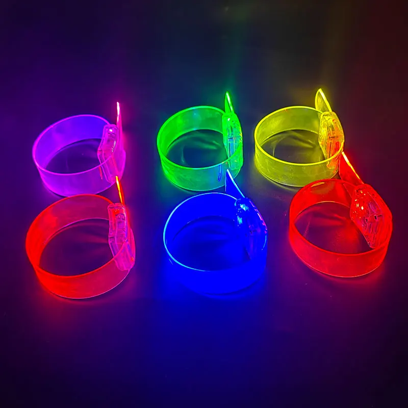 Ismart Sound Activated Glowing LED Light up Wristband Flashing LED Bracelet for Event