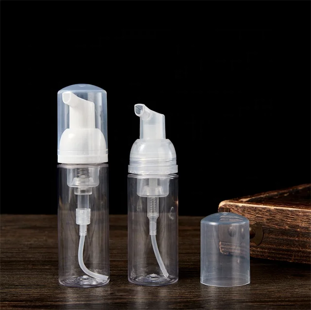 40 ml 50 ml 80 ml Mini Plastic Travel Facial Foam Applicator Cleanser Bottle with Foaming Pump