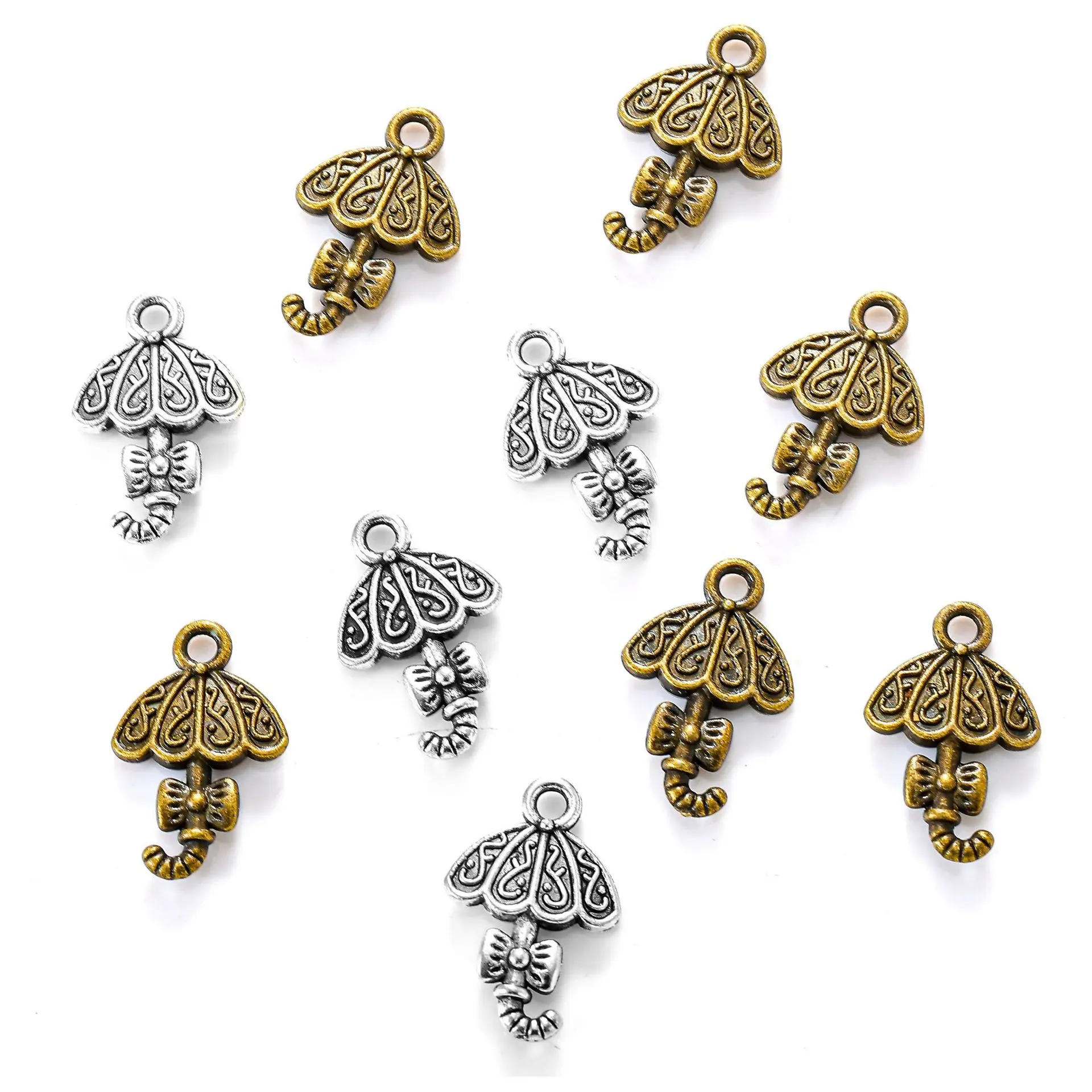 LolliBeads  TM  Perline Distanziatrici Rotonde In Ottone Anticato E Bronzo Stile Vintage Con Foro Grande Per La Creazione Di Gioielli Fai Da T~p61316721