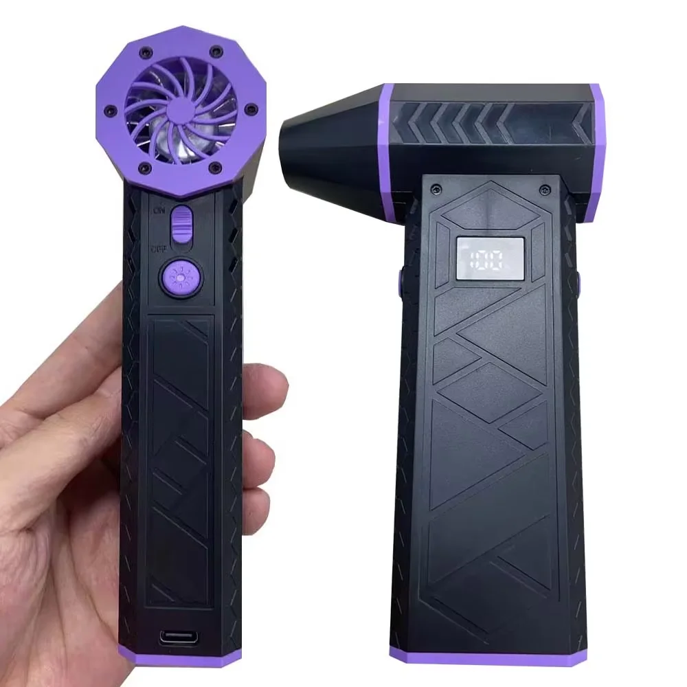 130000Rpm Turbo Fan Brushless Motor Handheld Jet Dry Turbo Electric Air Duster Violent Fan Use for Outdoor Car Home - view 5