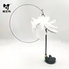 White 62 Feather Standard Suction Cup Cat Toy (Detachable)