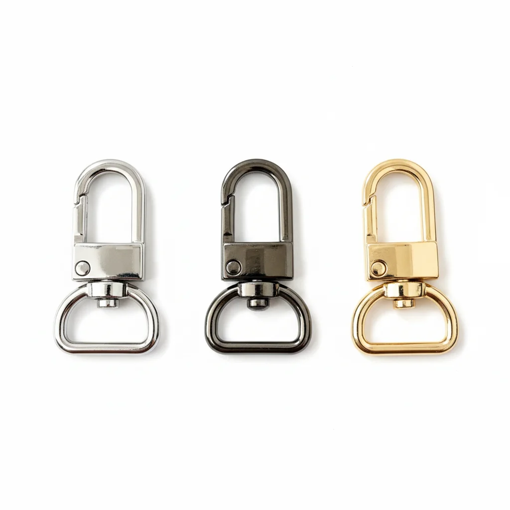 Fashion Metal Nickel Plated Trigger Lobster Clasps Dog Hook Swivel