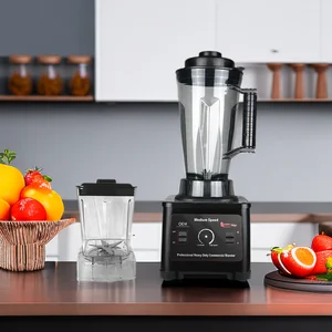 4L 2-in-1 Multi Function Commercial Blender Large-Capacity Multi-Purpose Juice Vegetable Crushing Push Button Control Hotel Home