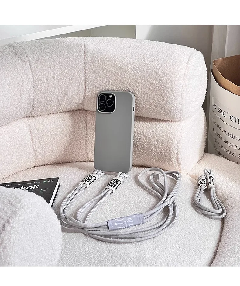 Suitable For IPhone 15 Phone Case New Crossbody Strap Iphone 14 Pro Max Niche High Sensitivity_voghion.com