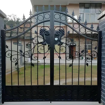 Luxury Garden decorative Fence customization stainless steel privacy Metal Fence Panels Morden Gates Outdoor art Fence