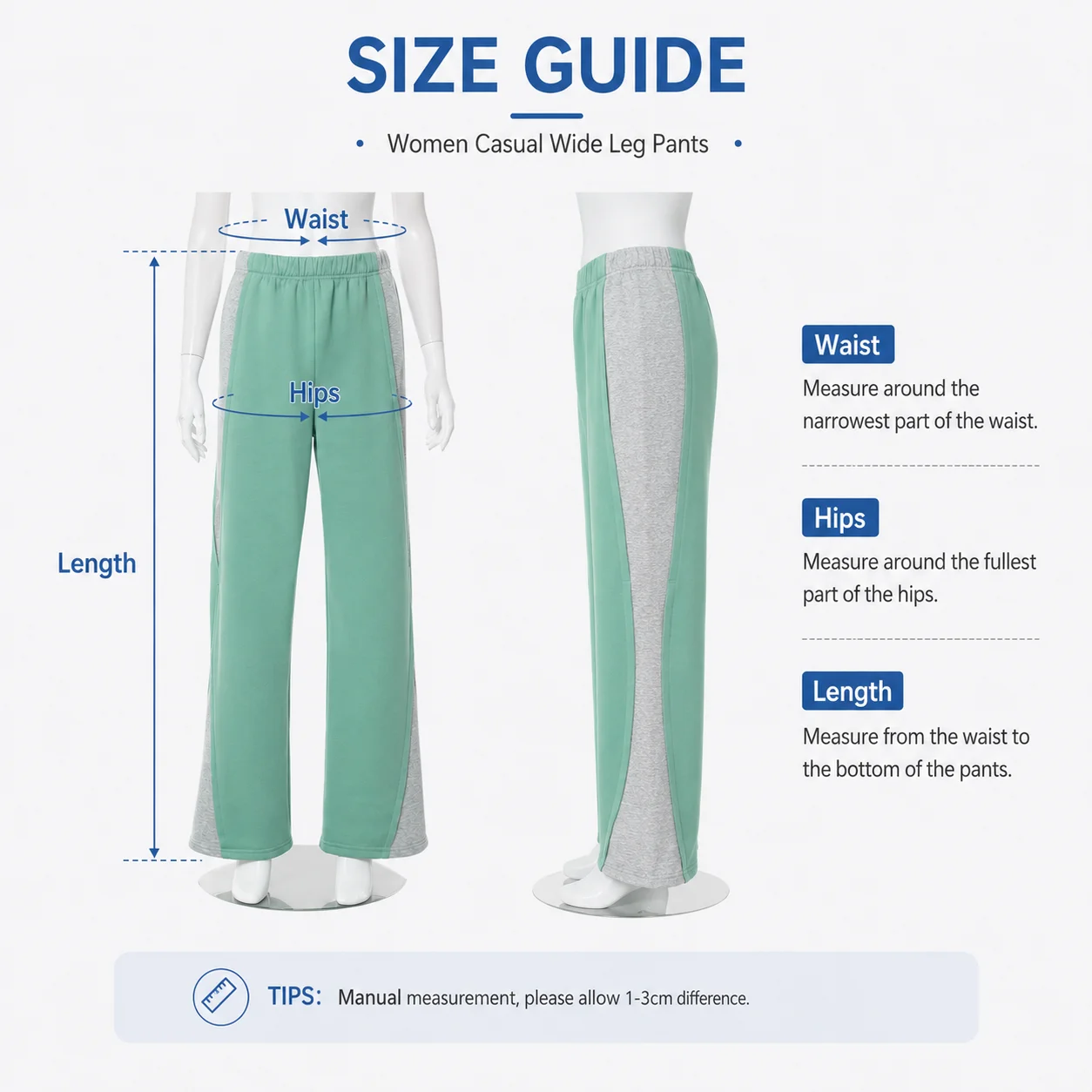 Size measurements