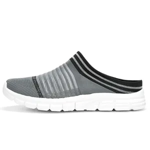 Large Size Lightweight Sporty Breathable Mesh Upper Casual Men's and Women's Half Slippers Spring Season Explosive Set