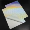 A4 Grid Holographic Eggshell Sticker