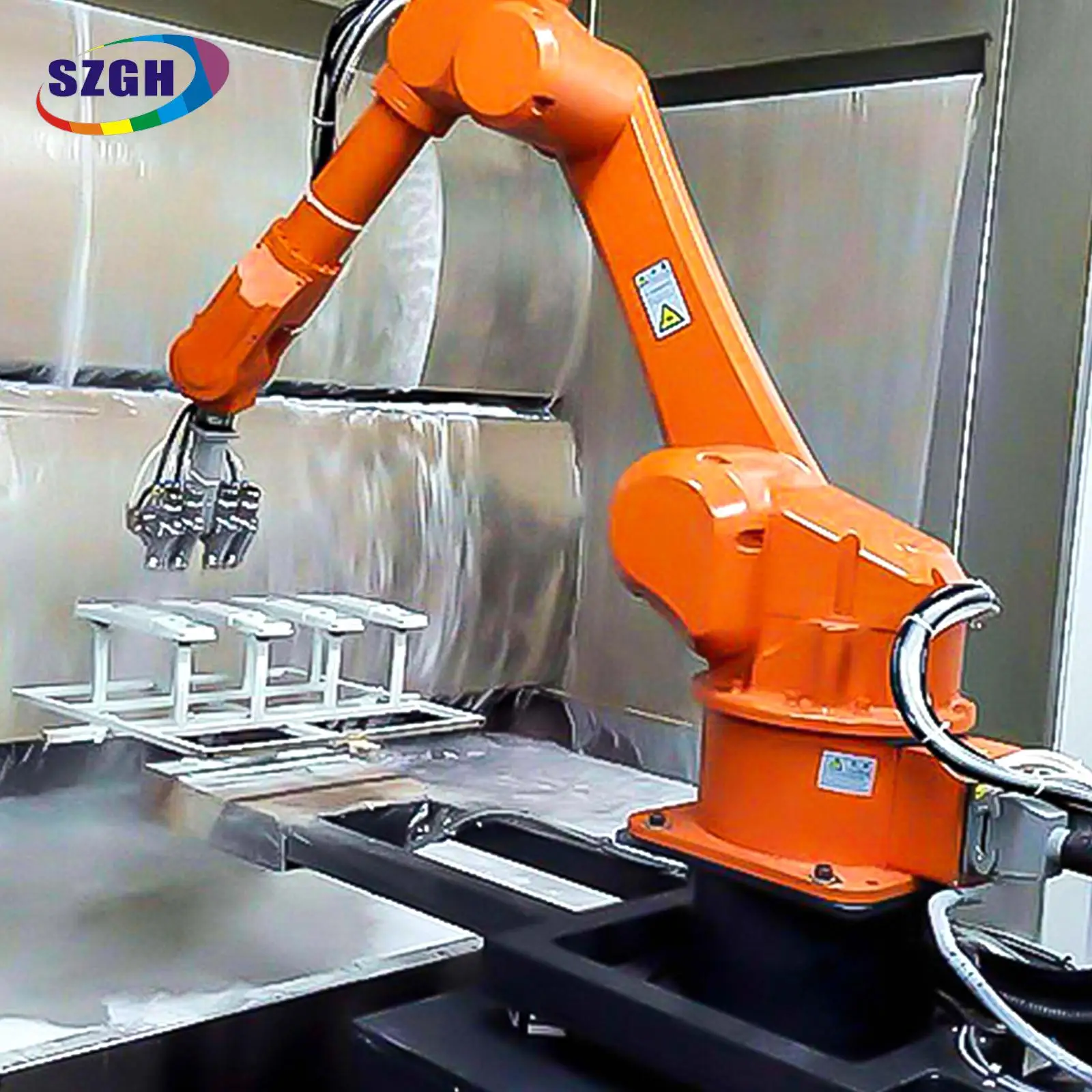 Spray Painting Robot Arm Axis Car Wall Painting Equipment Machine Robot  Spray Painting for Wood