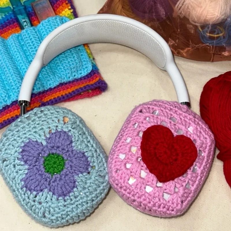 Новый дизайнерский чехол для наушников ручной вязки под заказ AirPods