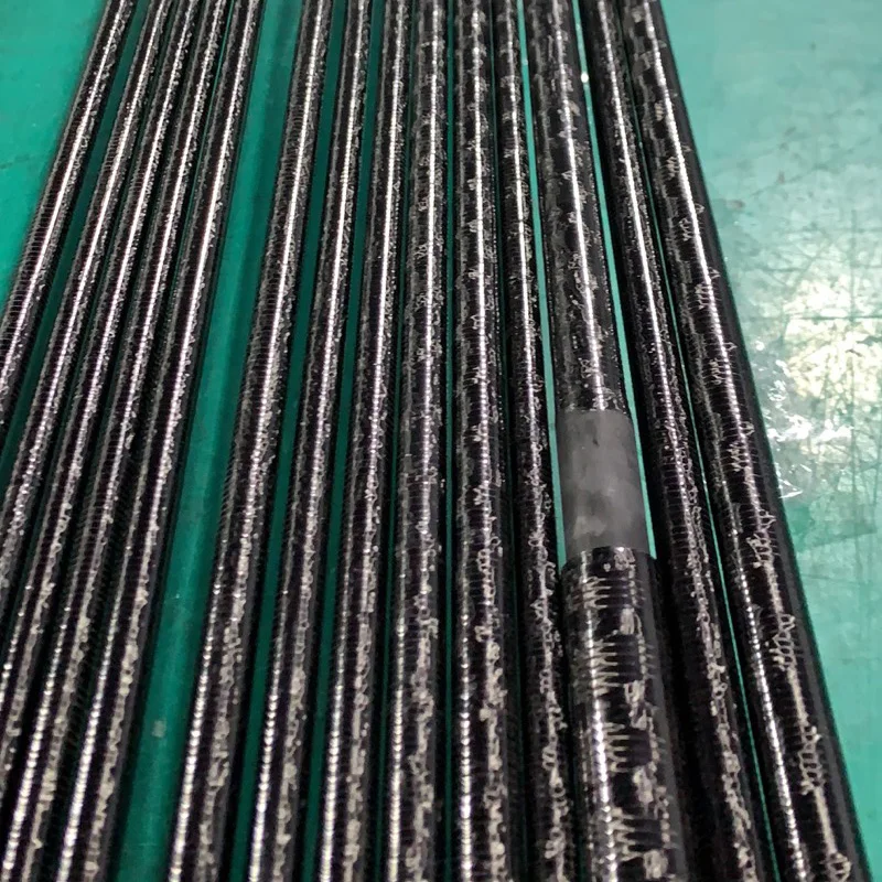 Jworld Popping 3x 1.5 Section Butt Joint XXX Surface Smooth Glossy Carbon Fiber Sea Fishing Rod Blank Popping Fishing Blank