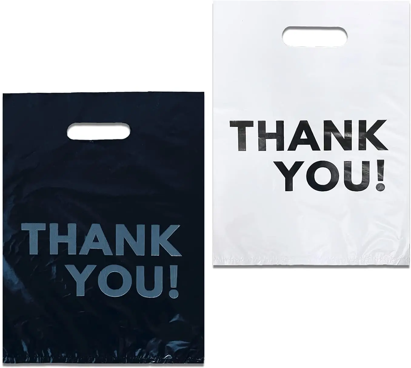 Custom Printed Logo Design Ldpe Hdpe Handle Plastic Bag Die Cut Bag Shopping Bag for Clothing Shoe Packing