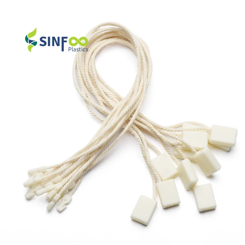 Degradable Material PLA Hang Tag String Seal Tags for Garment