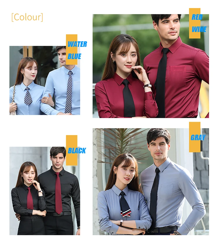 Camicie eleganti in cotone 100% di alta qualità all'ingrosso Camicie eleganti da lavoro da ufficio da uomo semplici per azienda personalizzata81_voghion.com