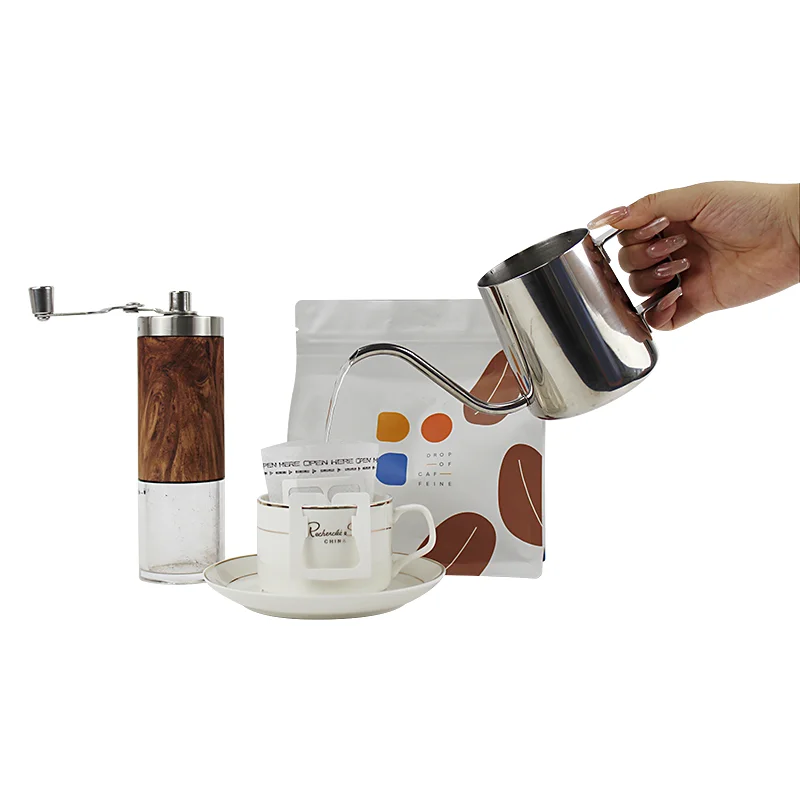 Biodegradable/Compostable Portable Hanging Ear Drip Coffee/Tea Filter Bags for Home/Office/Travel