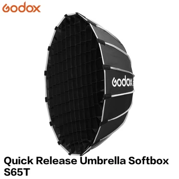 Godox Accessories S65T 65cm Speedlite Portable Octagon Umbrella Softbox Honeycomb Grid Bowens Mount Studio Flash Live LED Light detail image