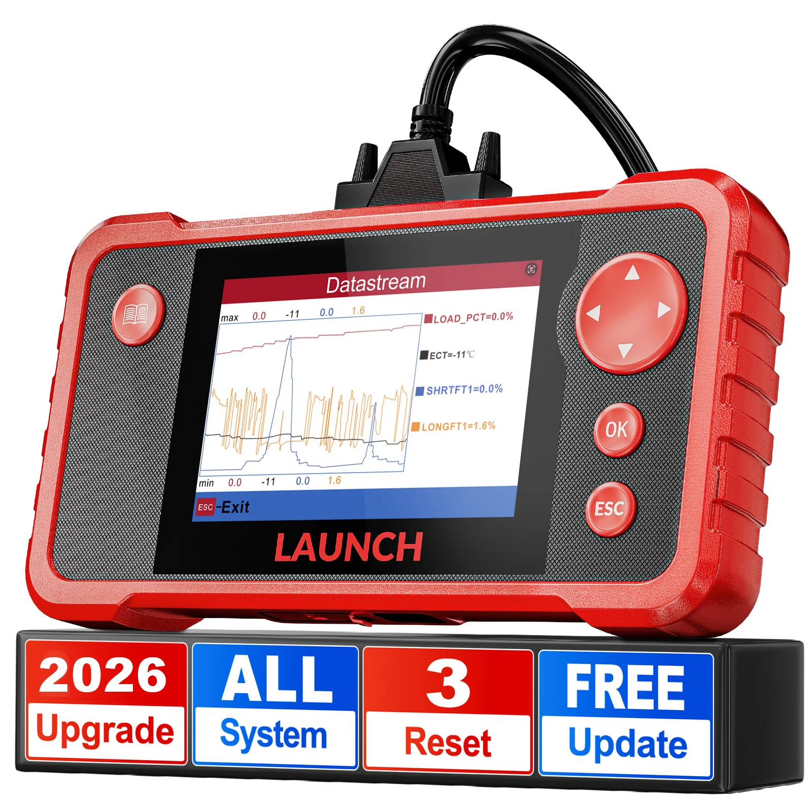 2025 HOT CRP123 Elite OBD2スキャナー - 自動車診断ツール、ABS/SRS対応