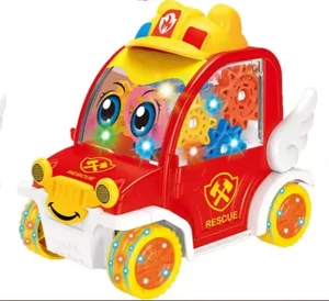EPT Wholesale Electric Q Cute Cartoon City Rescue Car Toys With Lights and Sounds for Kids