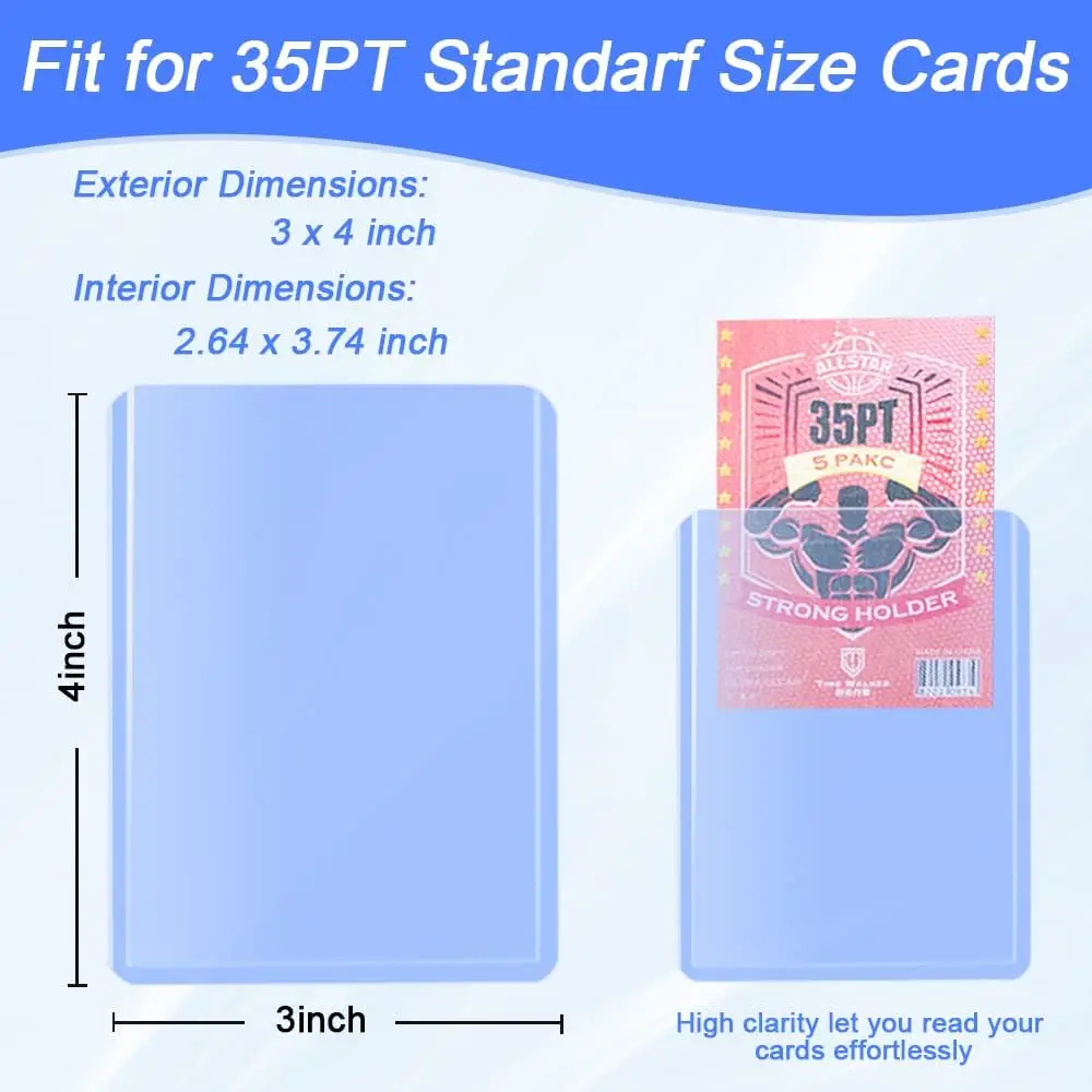 Card Protector PVC Waterproof Plastic Card Holder Transparent Credit Card Sleeves for Business Sleeves
