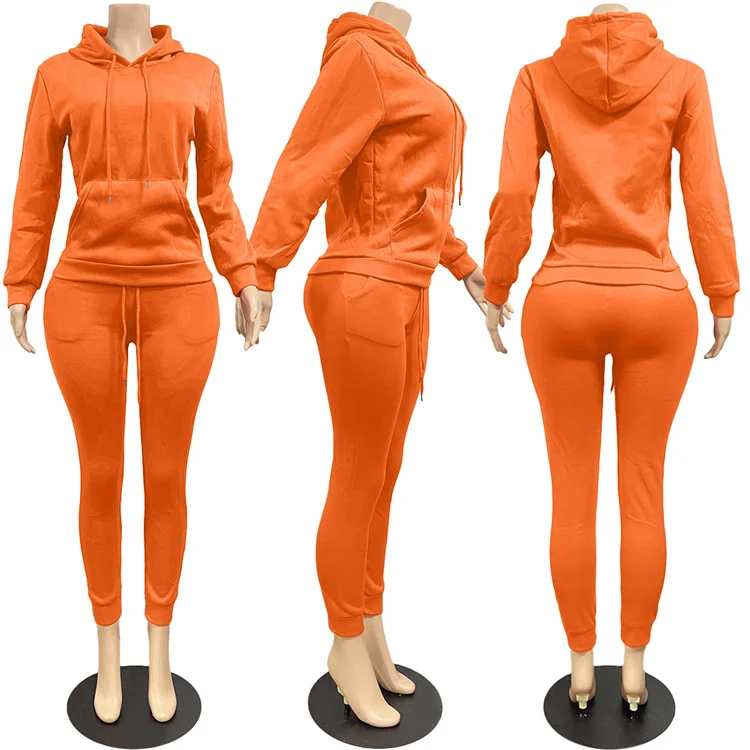 2023 Fall Clothes Custom Sweatsuit Tracksuit Hoodies 2 Pc