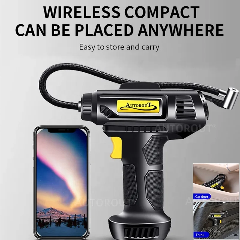 Autorout Быстрая доставка автомобиля надувное проводной цифровой дисплей 12V 150PSI автомобильная шина Электрический автоматический воздушный компрессор автомобильный