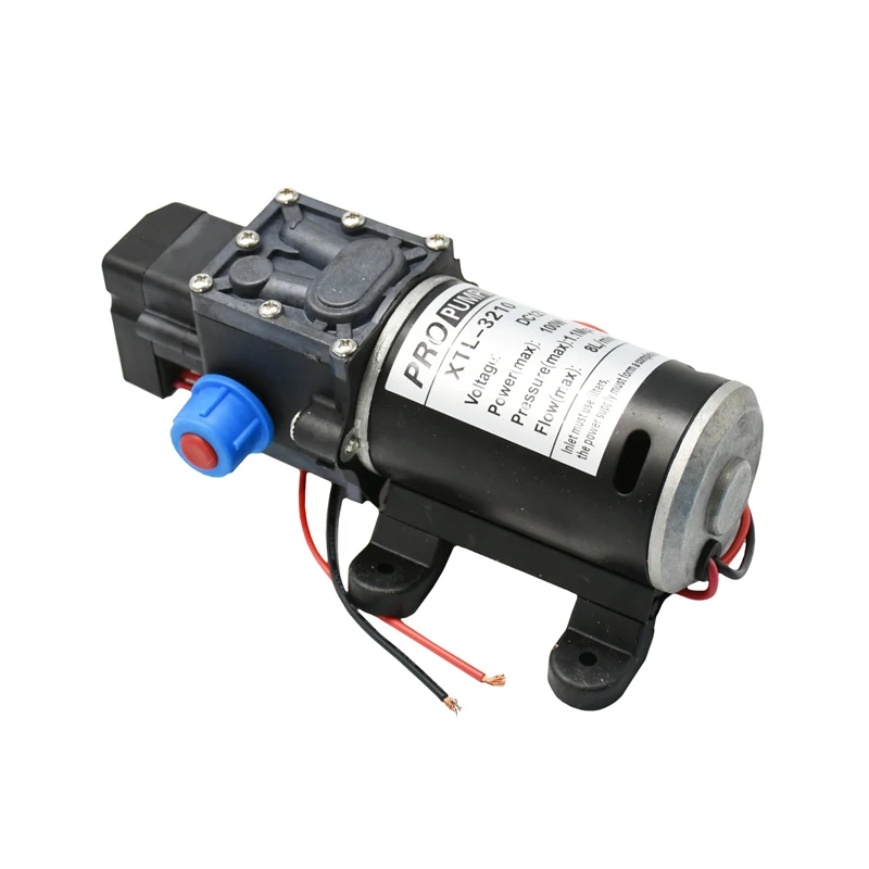 Dc 12v 24v 100w 8l/min Water High Pressure Pumps Diaphragm Self Priming ...