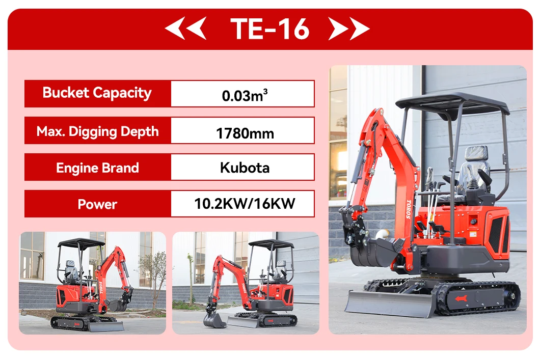 Mini Excavators - High Efficiency Diggers with Free Shipping