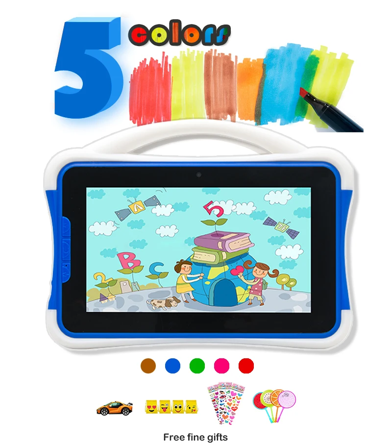 Tablette pour enfants Mediatek MTK 10 pouces, écran tactile, Android 12, tablette éducative pour enfants