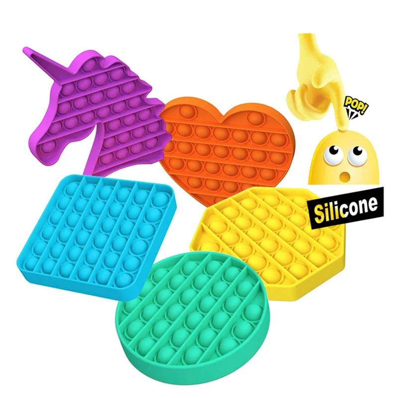 Push It Bubble Sensory Fidget Toy Autism Stress Relief Kids Game HOT// 