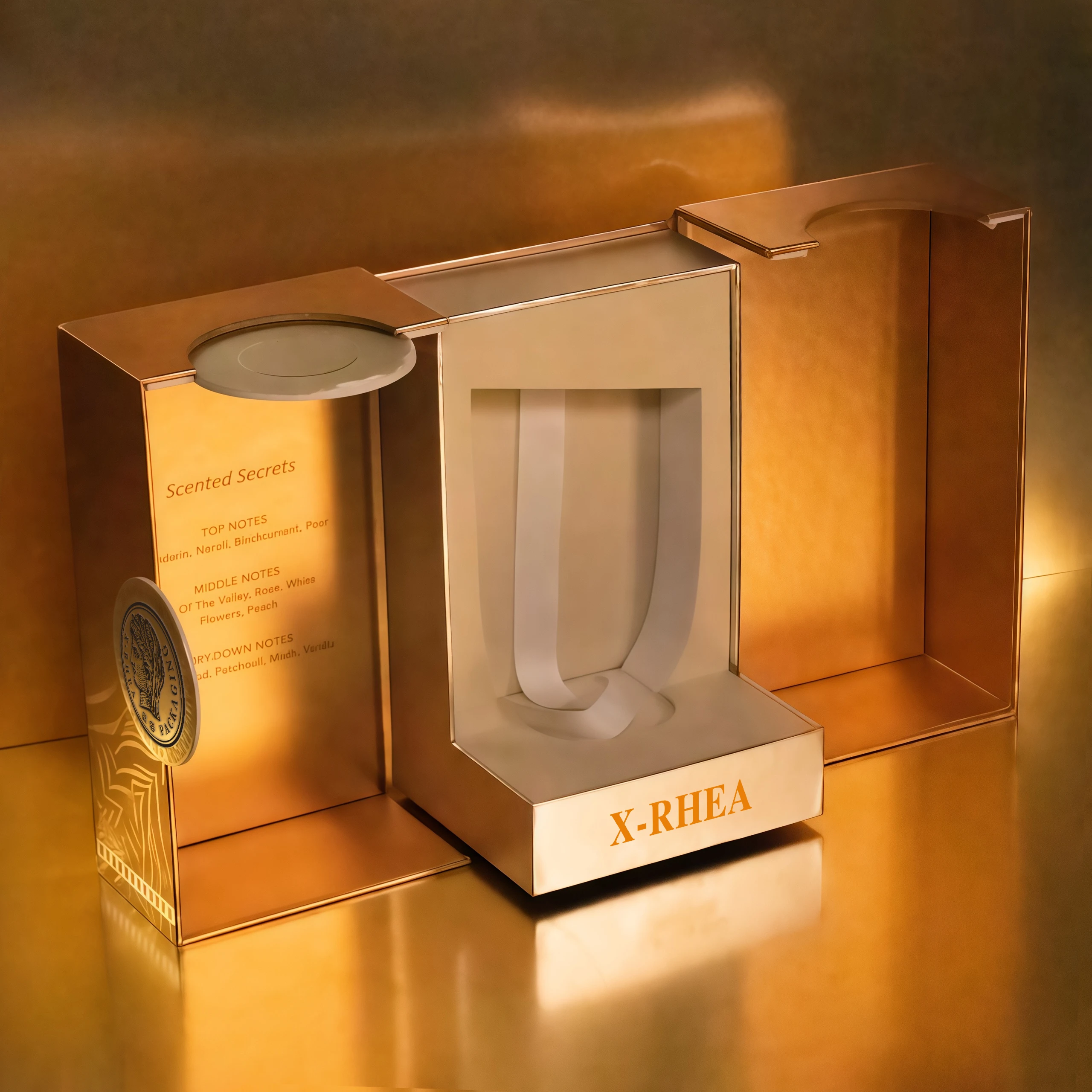 High-Touch Cosmetic Gift Box Packaging Wholesale Price Customized Embossing Double Door UV Coating Matt Lamination for Logo