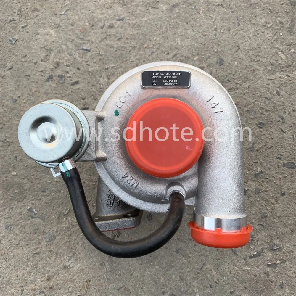 Turbocharger 2674A819 for Forklift Engine - Construction