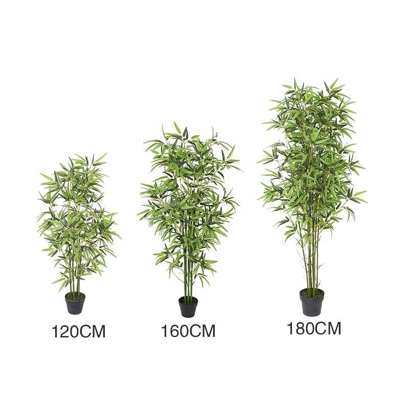4ft Wholesale Artificial Bamboo Plants Trees For Garden Decoration