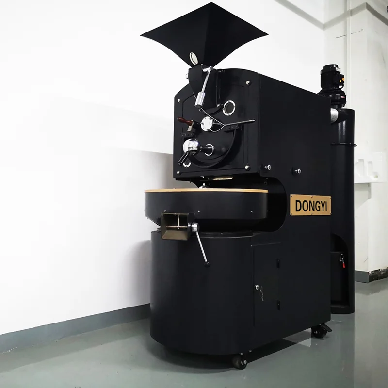 Drum Type Coacoa Domestic Italy Coffe Beans Roaster 6Kg Cacao Coacoa Cocao  Cocoa Beans Line Roller Coffee Roasting Machine