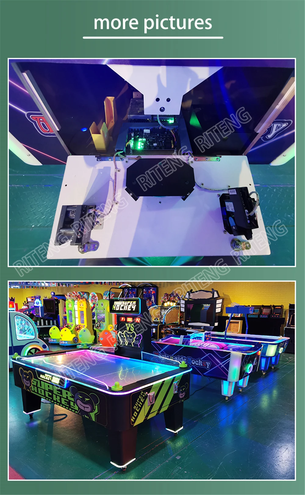 Universal Commercial Sport Table Coin Operated Arcade Adults Surface