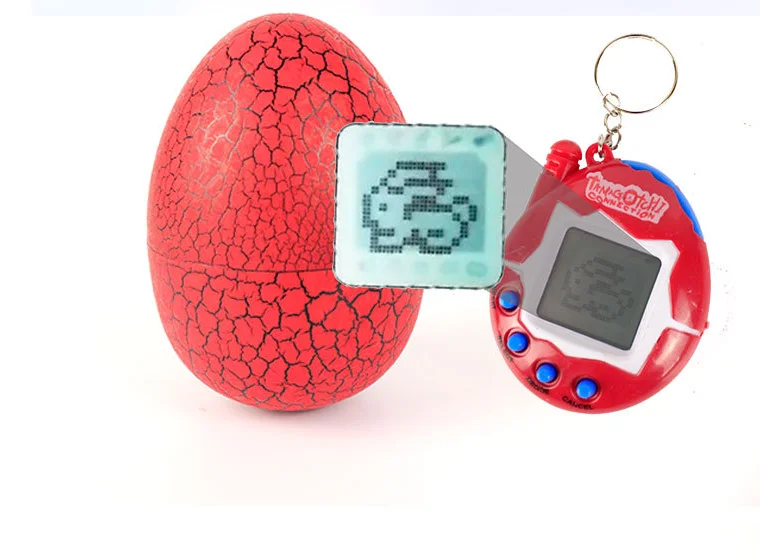 Многоцветная цифровая игра в виде Яйца динозавра