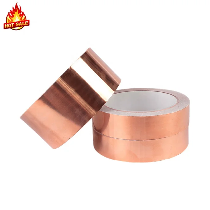 Copper Tape with Conductive Adhesive 0.08MM, 20MM, 50M