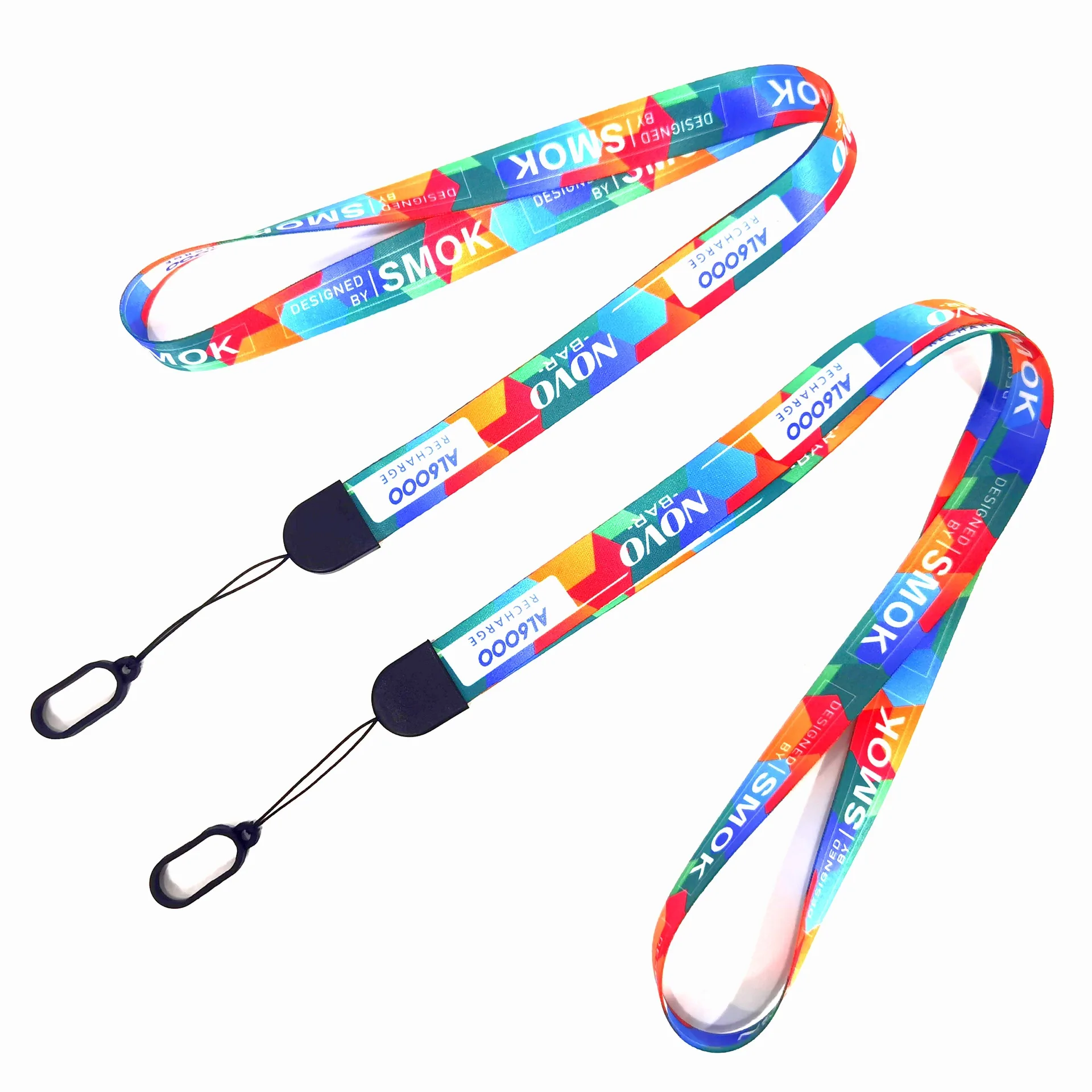 Low Moq Lanyards Logo Customized Sublimation Printed Hand Wrist Lanyard ...