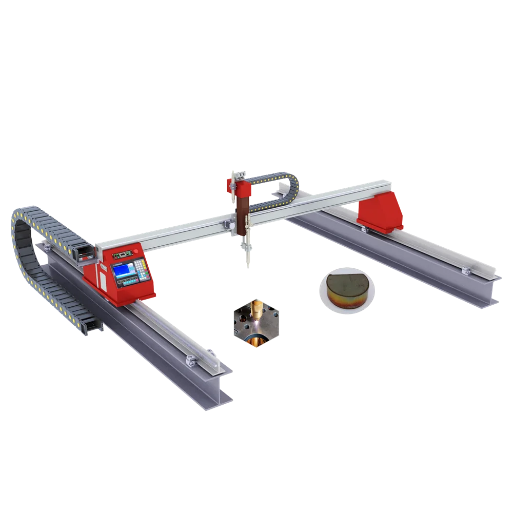 Plasma Cutter Stable Plasma Gas Cutting Machine Automatic Stainless Steel Large Metal Cutting Machine with Flame and Plasma Head
