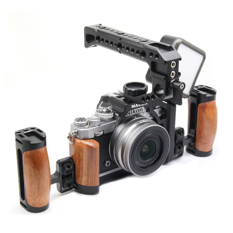 Factory Price Universal DSLR Camera Cage Rig Camera Shoulder Mount Camera Cage Stabilizer