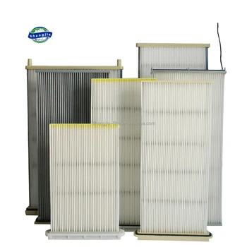 Anti-static Coating Resistant Air Filter Cartridge Flat Pleated Plate Dust Filters