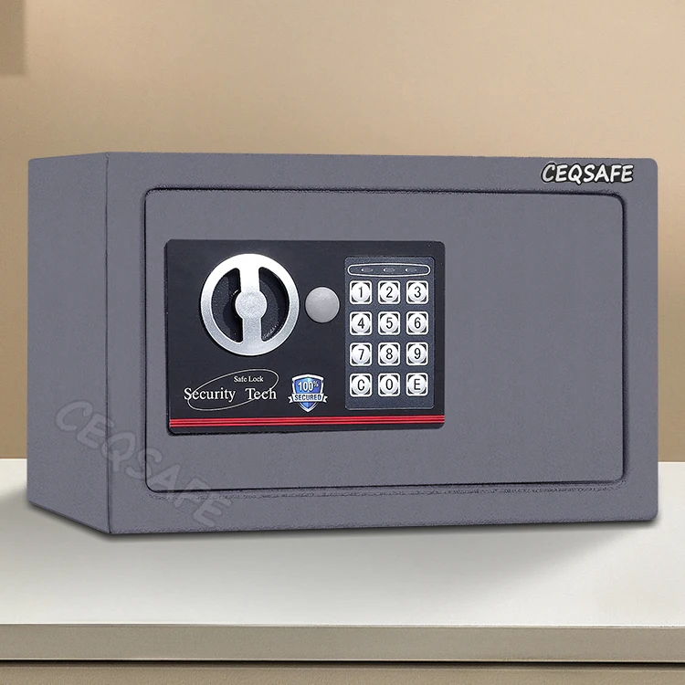 CEQSAFE High Quality Mini Electronic Digital Security Safety Safe Box for Sale CEQ Safe 10 Years 1.2 Mm 2.2 Mm 4.5 Kg CN;GUA 20E