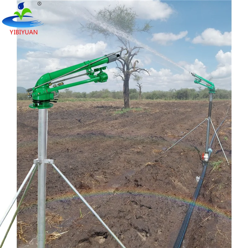 5 Hectare Water Sprinkler Agricultural Cannon Complete Kit Sprinkler Irrigation System 50 Square Meter Big Rain Gun Sprinkler